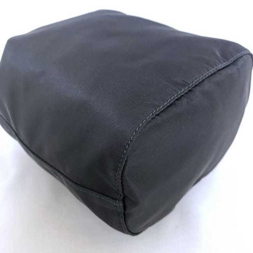 Prada Drawstring Pouch Nylon Leather Black - image 7